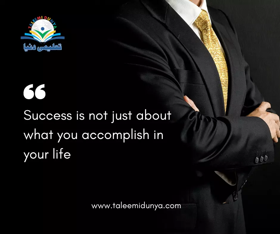 success is not just about